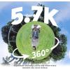 imageAKASO 360 Weatherproof 360 Action Camera Creator Combo 57K 360 Video with 12quot 48MP Sensors 72MP 360 Photo 360SuperSmooth Touchscreen Invisible Selfie Stick 360 Horizon Lock AI Tracking