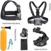 imageAKASO 7 in 1 Outdoor Sports Action Camera Accessories Mount Kit for Gopro Hero AKASO EK7000 Brave 4 CAMPARK DBPOWER Go Pro Hero 5 in Swimming Any Other Outdoor Sports