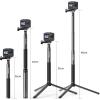 imageAKASO Action Camera Accessories Kit Compatible with AKASO Action Camera EK7000Brave 4Brave 7 LEBrave 7Brave 8V50XGoPro Hero121110 98 MaxDJI Osmo Action Flexible Selfie Stick Tripod120cm Selfie Stick Tripod