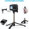 imageAKASO Action Camera Accessories Kit Compatible with AKASO Action Camera EK7000Brave 4Brave 7 LEBrave 7Brave 8V50XGoPro Hero121110 98 MaxDJI Osmo Action Flexible Selfie Stick Tripod60cm Selfie Stick Tripod