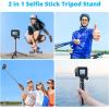 imageAKASO Action Camera Accessories Kit Compatible with AKASO Action Camera EK7000Brave 4Brave 7 LEBrave 7Brave 8V50XGoPro Hero121110 98 MaxDJI Osmo Action Flexible Selfie Stick Tripod60cm Selfie Stick Tripod