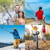 imageAKASO Action Camera Accessories Kit Compatible with AKASO Action Camera EK7000Brave 4Brave 7 LEBrave 7Brave 8V50XGoPro Hero121110 98 MaxDJI Osmo Action Flexible Selfie Stick Tripod120cm Selfie Stick Tripod