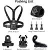imageAKASO Action Camera Bike Kit Compatible for EK7000EK7000 ProBrave 4Brave 4 ProBrave 7 LEBrave 7Brave 8V50XV50 ProV50 EliteGoPro Hero 11 10 9 8 7DJIApexcam Action CameraChest Strap  Wrist Strap Kit