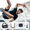 imageAKASO Action Camera Bike Kit Compatible for EK7000EK7000 ProBrave 4Brave 4 ProBrave 7 LEBrave 7Brave 8V50XV50 ProV50 EliteGoPro Hero 11 10 9 8 7DJIApexcam Action CameraParkour Kit