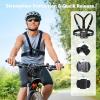 imageAKASO Action Camera Bike Kit Compatible for EK7000EK7000 ProBrave 4Brave 4 ProBrave 7 LEBrave 7Brave 8V50XV50 ProV50 EliteGoPro Hero 11 10 9 8 7DJIApexcam Action CameraChest Strap Kit