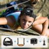 imageAKASO Action Camera Bike Kit Compatible for EK7000EK7000 ProBrave 4Brave 4 ProBrave 7 LEBrave 7Brave 8V50XV50 ProV50 EliteGoPro Hero 11 10 9 8 7DJIApexcam Action CameraHead Strap  Wrist Strap Kit