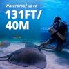 imageAKASO Brave 4 Action Camera 4K 30fps with 64GB MicroSD U3 Card Bicycle Helmet Accessories Kit Bundle 20MP Ultra HD 131FT Waterproof Underwater Camera EIS WiFi Remote Control 5X Zoom Sport CamerasStandard