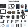 imageAKASO Brave 4 Action Camera 4K 30fps with 64GB MicroSD U3 Card Bicycle Helmet Accessories Kit Bundle 20MP Ultra HD 131FT Waterproof Underwater Camera EIS WiFi Remote Control 5X Zoom Sport CamerasWith 64GB U3 Card