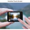 imageAKASO Brave 7 LE 4K30FPS 20MP WiFi Action Camera with Touch Screen EIS 20 Zoom Remote Control 131 Feet Underwater Camera with 2X 1350mAh Batteries Support External Microphone Vlog Camera