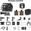 imageAKASO EK7000 4K30FPS 20MP WiFi Action Camera with EIS Ultra HD 131FT Waterproof Underwater Camera Remote Control 4X Zoom Support External Microphone BlackBlack