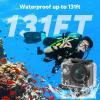 imageAKASO EK7000 4K30FPS 20MP WiFi Action Camera with EIS Ultra HD 131FT Waterproof Underwater Camera Remote Control 4X Zoom Support External Microphone BlackBlack