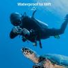 imageAKASO EK7000 4K30fps Action Camera with 64GB MicroSDXC U3 Memory Card 131ft Waterproof Camera with EIS 4X Zoom Remote Control Ultra HD 20MP Underwater Camera with Accessories Kit