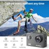 imageAKASO EK7000 4K30fps Action Camera with 64GB MicroSDXC U3 Memory Card 131ft Waterproof Camera with EIS 4X Zoom Remote Control Ultra HD 20MP Underwater Camera with Accessories Kit