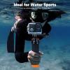 imageAKASO EK7000 Pro 4K30fps Action Camera with Touch Screen EIS 131ft Waterproof Underwater Camera Remote Control 5X Zoom with Helmet Accessories Kit StandaloneWith Floating Hand Grip and Carry Bag