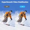 imageAKASO EK7000 Pro 4K30fps Action Camera with Touch Screen EIS 131ft Waterproof Underwater Camera Remote Control 5X Zoom with Helmet Accessories Kit StandaloneStandard