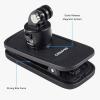 imageAKASO Quick Release Universal Backpack Clip Magnetic Mount for GoPro Hero 13 12 11 10 9 EK7000EK7000 ProBrave 4Brave 4 ProBrave 7 LEBrave 7Brave 8 Action Cameras