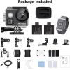 imageAKASO V50 Elite 4K60fps Touch Screen WiFi Action Camera Voice Control EIS 131 feet Waterproof Camera 8X Zoom Remote ControlStandard
