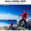 imageAKASO V50 Elite 4K60fps Touch Screen WiFi Action Camera Voice Control EIS 131 feet Waterproof Camera 8X Zoom Remote ControlWith 128GB MicroSD Card