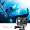 imageAKASO V50 Elite 4K60fps Touch Screen WiFi Action Camera Voice Control EIS 131 feet Waterproof Camera 8X Zoom Remote ControlWith 128GB MicroSD Card