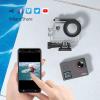 imageAKASO V50 Elite 4K60fps Touch Screen WiFi Action Camera Voice Control EIS 131 feet Waterproof Camera 8X Zoom Remote ControlWith 64GB MicroSD Card