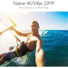 imageAKASO V50 Pro Native 4K30fps 20MP WiFi Action Camera with EIS Touch Screen 100 feet Waterproof Camera Web Camera Support External Mic Remote Control Sports Camera with Helmet Accessories Kit