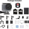 imageAKASO V50 Pro Native 4K30fps 20MP WiFi Action Camera with EIS Touch Screen 100 feet Waterproof Camera Web Camera Support External Mic Remote Control Sports Camera with Helmet Accessories Kit