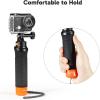 imageAKASO V50X Native 4K30fps WiFi Action Camera with EIS Touch Screen 4X Zoom 131 feet Waterproof Camera Support External Mic Remote Control with Helmet Accessories Without 64GB MicroSD CardWith Floating Hand Grip and Carry Bag
