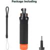 imageAKASO Waterproof Floating Hand Grip Compatible with AKASO Action Camera EK7000Brave 4Brave 7 LEBrave 7Gopro Hero 13121110 9MaxDJI Osmo Action Handle Mount Accessories for Water Sports