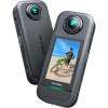 imageAKASO 360 Weatherproof 360 Action Camera  57K 360 Video with 12quot 48MP Sensors 72MP 360 Photo 360SuperSmooth 229quot Touchscreen Invisible Selfie Stick Effect 360 Horizon Lock AI Tracking