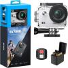 imageAKASO EK7000 4K30FPS 20MP WiFi Action Camera with EIS Ultra HD 131FT Waterproof Underwater Camera Remote Control 4X Zoom Support External Microphone BlackSilver