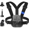imageAKASO Quick Release Adjustable Chest Mount Harness Strap for GoPro Hero 13 12 11 10 9 EK7000EK7000 Pro V50 X Brave 44 Pro7 LE78 Action Cameras