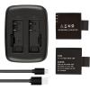imageAKASO V50 Elite 2 x 1050mAh Rechargeable Action Camera Battery with USB Dual ChargerV50 Elite