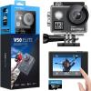 imageAKASO V50 Elite 4K60fps Touch Screen WiFi Action Camera Voice Control EIS 131 feet Waterproof Camera 8X Zoom Remote ControlWith 64GB MicroSD Card