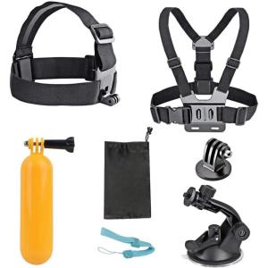 imageAKASO 7 in 1 Outdoor Sports Action Camera Accessories Mount Kit for Gopro Hero AKASO EK7000 Brave 4 CAMPARK DBPOWER Go Pro Hero 5 in Swimming Any Other Outdoor Sports
