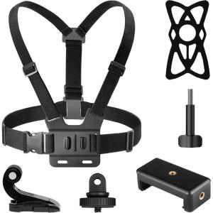 imageAKASO Action Camera Bike Kit Compatible for EK7000EK7000 ProBrave 4Brave 4 ProBrave 7 LEBrave 7Brave 8V50XV50 ProV50 EliteGoPro Hero 11 10 9 8 7DJIApexcam Action CameraChest Strap Kit