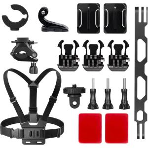 imageAKASO Action Camera Bike Kit Compatible for EK7000EK7000 ProBrave 4Brave 4 ProBrave 7 LEBrave 7Brave 8V50XV50 ProV50 EliteGoPro Hero 11 10 9 8 7DJIApexcam Action CameraBike Kit