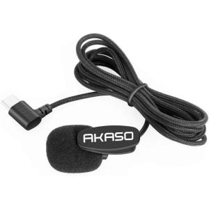 imageAKASO External Microphone Brave 7 Brave 8 Brave 6 Plus Action Camera Only TypeC Port