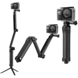 imageAKASO Foldable 3Way Adjustable Selfie Stick  Action Camera Accessory Compatible with GoPro Hero 1211109DJI Osmo ActionAKASO EK7000Brave 47 LE78 Lite