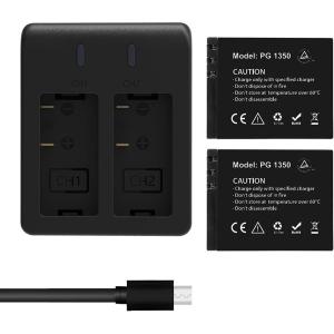 imageAKASO V50 Elite 2 x 1050mAh Rechargeable Action Camera Battery with USB Dual ChargerBrave 7