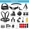 imageAKASO Outdoor Sports Action Camera Accessories Kit 14 in 1 for AKASO EK7000 EK7000 ProBrave 4 Brave 7 LE V50X V50 Pro V50 EliteGo Pro Hero 9 in Swimming Any Other Outdoor Sports