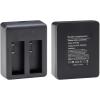 imageAKASO 2 x 1050mAh Rechargeable Action Camera Battery with USB Dual Charger for AKASO EK7000EK7000 ProBrave 4 Action Camera