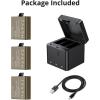 imageAKASO 3 x 1050mAh Rechargeable Action Camera Battery with 3Channel Charger Compatible EK7000Brave 4EK7000 Pro Data Transfer with Micro SD Storage Slots