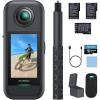 image:imageAKASO 360 Weatherproof 360 Action Camera  57K 360 Video with 12 48MP Sensors 72MP 360 Photo 360SuperSmooth Invisible Selfie Stick 360 Horizon Lock AI Tracking with 256GB MicroSD Card